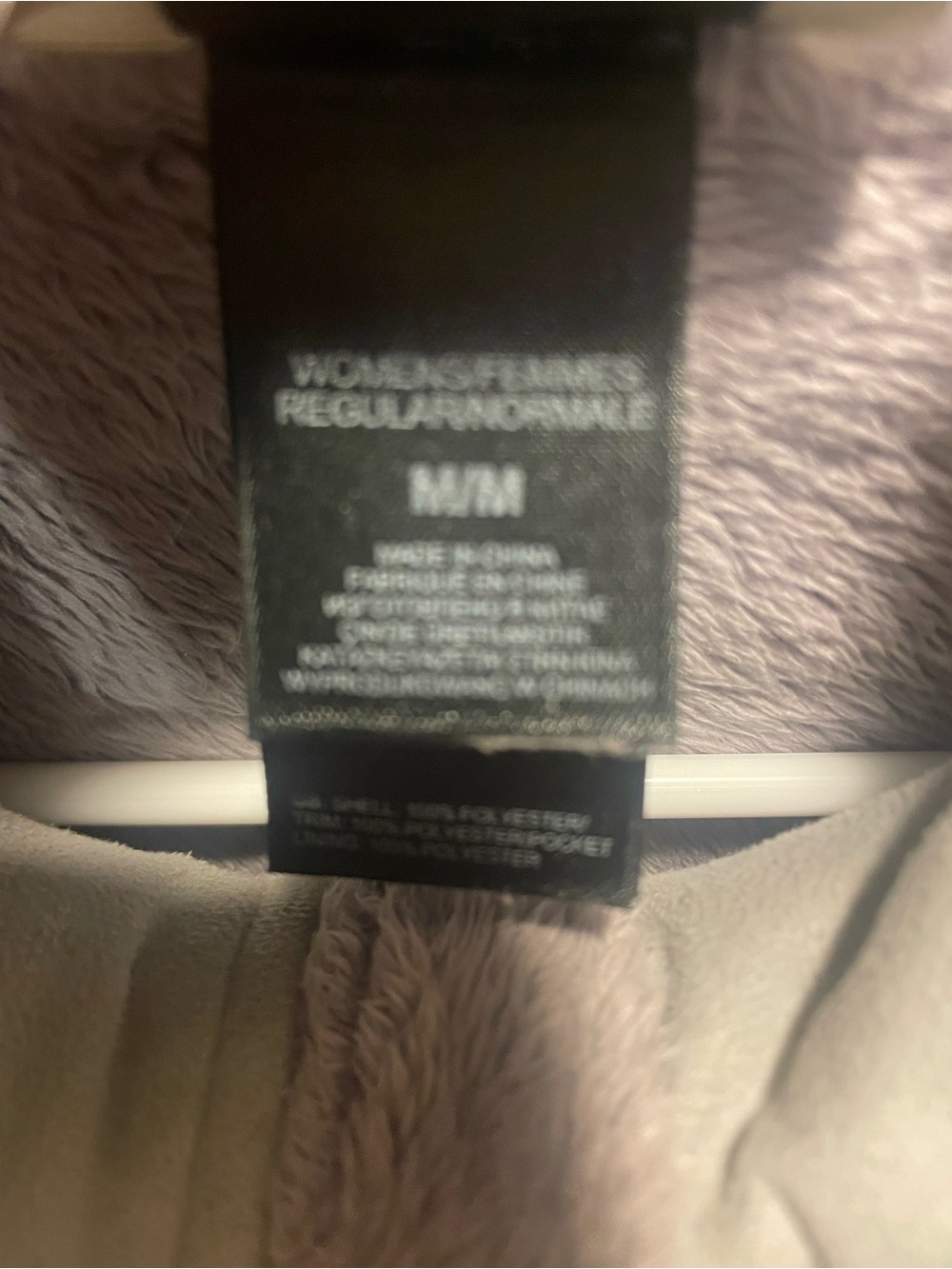 The North Face Women's Plush Full-Zip Teddy Jacket - Light Gray - Picture 4 of 10